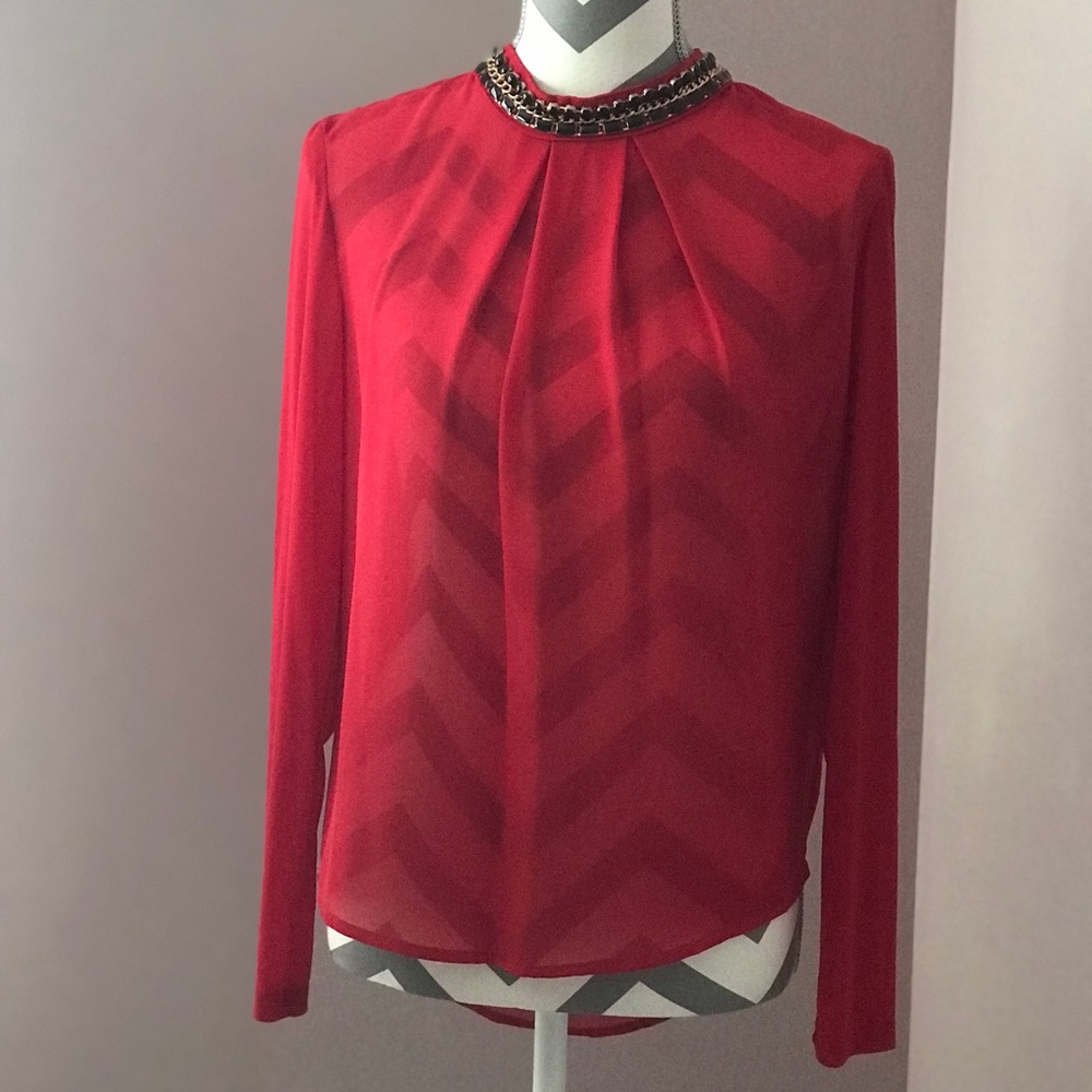 Beautiful red blouse